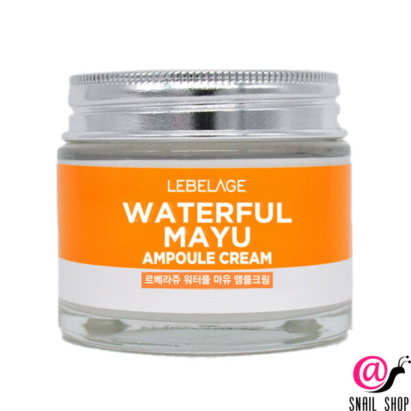 LEBELAGE Крем для лица увлажняющий ампульный с лошадиным жиром Waterful Mayu Ampule Cream