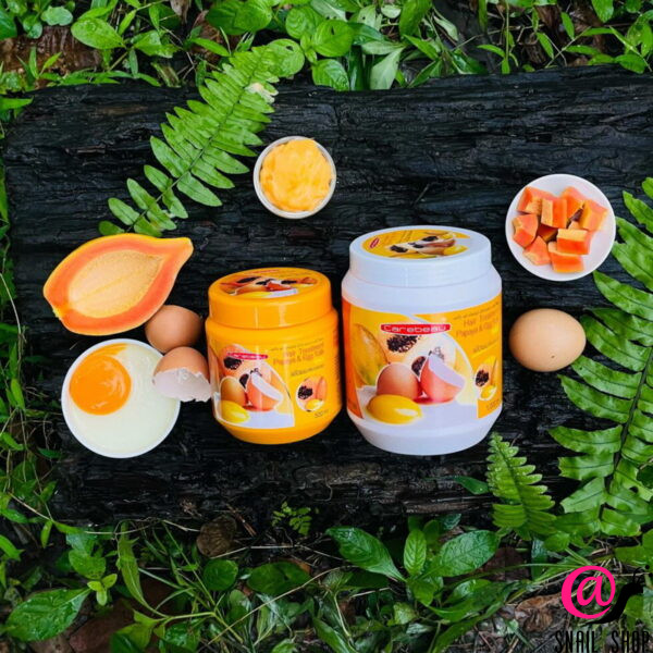 CAREBEAU Маска для волос восстанавливающая с папайей и яичным желтком Papaya&Egg Yolk Hair Treatment