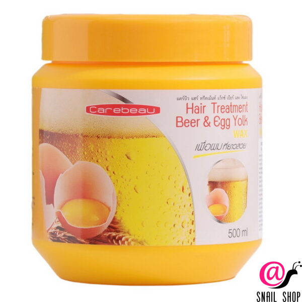 CAREBEAU Маска для волос восстанавливающая с пивом и яичным желтком Beer&Egg Yolk Hair Treatment