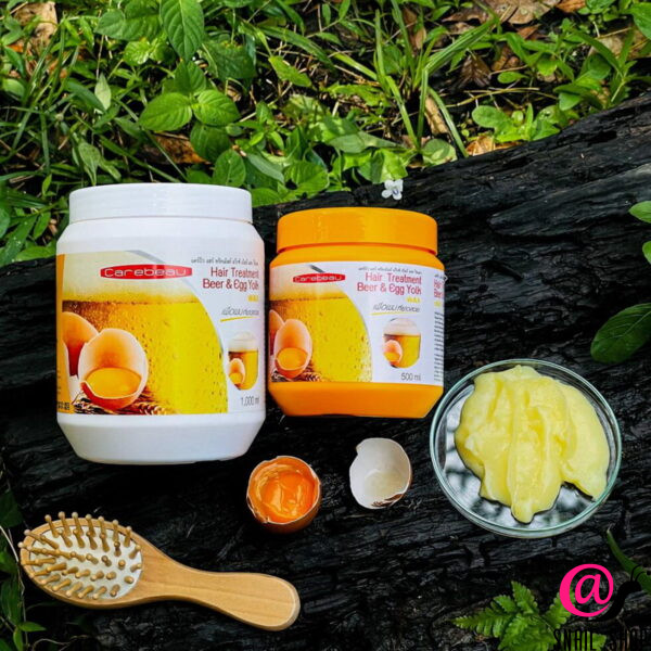 CAREBEAU Маска для волос восстанавливающая с пивом и яичным желтком Beer&Egg Yolk Hair Treatment