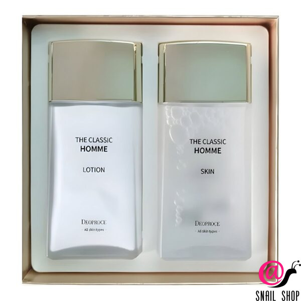 DEOPROCE Набор мужской для лица антивозрастной The Classic Homme