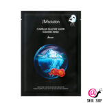 JM SOLUTION Тонизирующая тканевая маска с экстрактом камелии Camellia Glacier Water Iceland Mask