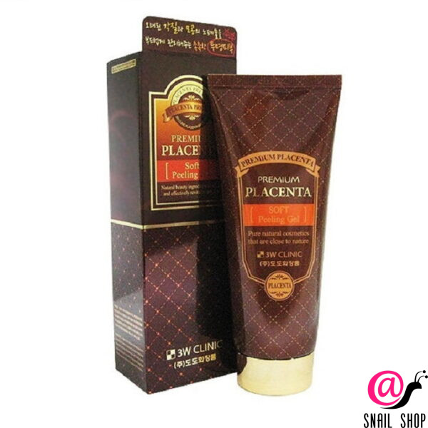 3W CLINIC Мягкий гель с экстрактом плаценты Premium Placenta Soft Peeling Gel