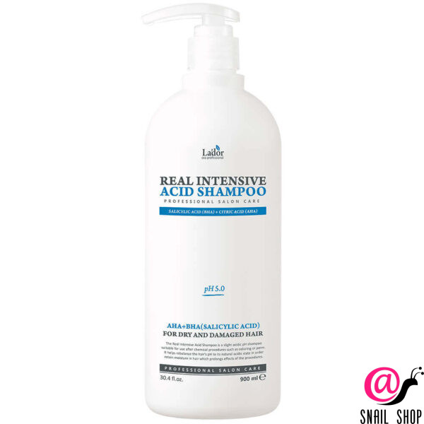 LA'DOR Интенсивный кислотный шампунь для сухих и повреждённых волос Real Intensive Acid Shampoo