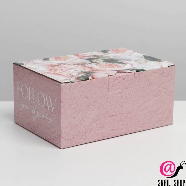 Коробка сборная «Follow», 22 ? 15 ? 10 см