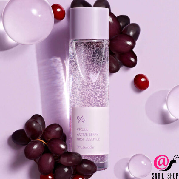 DR.CEURACLE Капсульная веганская эссенция с ресвератролом Vegan Active Berry First Essence