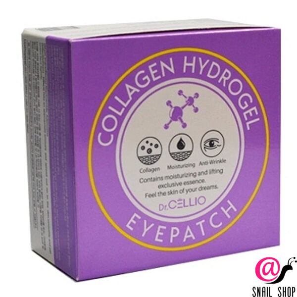 DR. CELLIO Гидрогелевые патчи с коллагеном Hydrogel Eye Patch Collagen