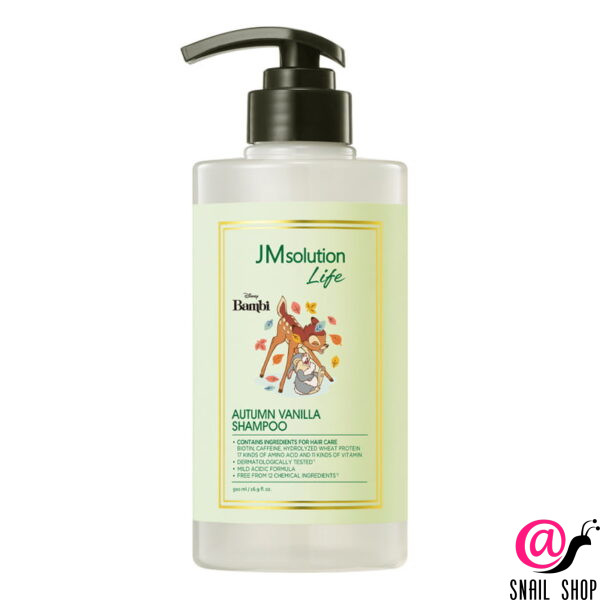 JM SOLUTION Шампунь для волос с ароматом ванили Shampoo Disney Bambi Life Autumn Vanilla