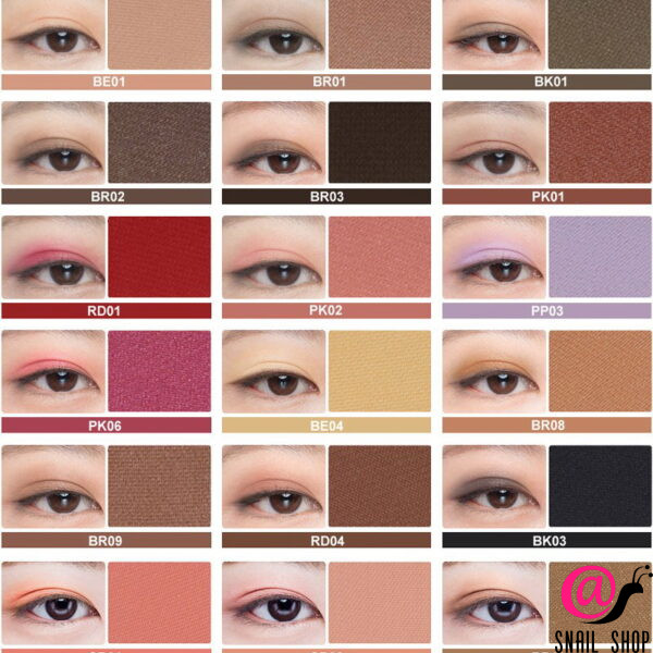 THE SAEM Тени для век матовые Saemmul Single Shadow (Matt)
