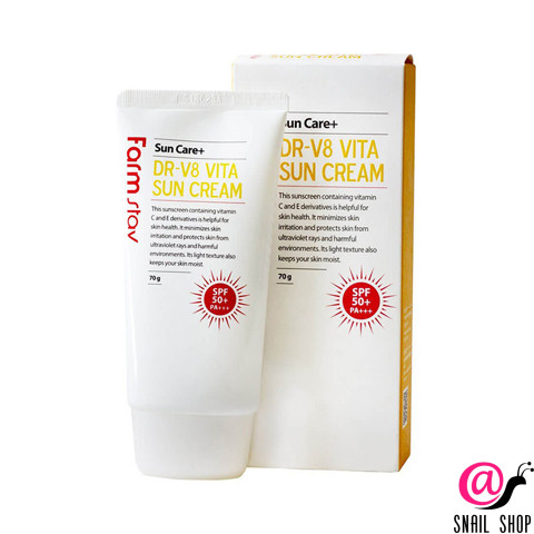 FARMSTAY Солнцезащитный крем с витаминами Dr.V8 Vita Sun Cream Spf50 Pa+++