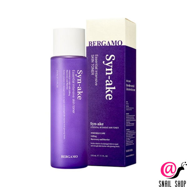 BERGAMO Тонер для лица со змеиным ядом Syn-ake Essential Intensive Skin Toner