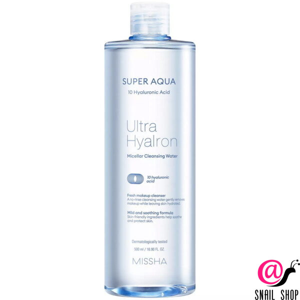 MISSHA Мицеллярная вода с гиалуроновой кислотой Super Aqua Ultra Hyalron Micellar Cleansing Water