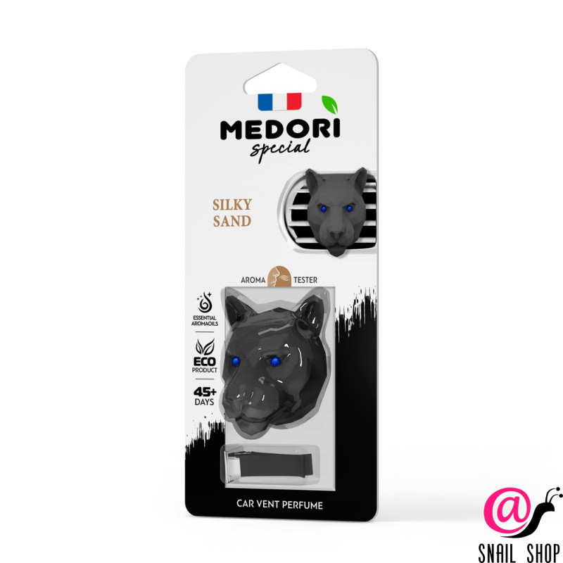 MEDORI Ароматизатор для автомобиля SILKY SAND на дефлектор