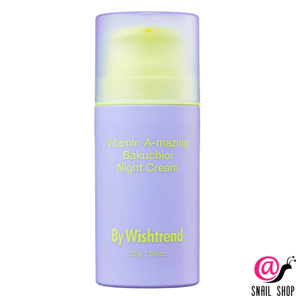 BY WISHTREND Ночной крем с ретинолом и бакучиолом Vitamin A-mazing Bakuchiol Night Cream