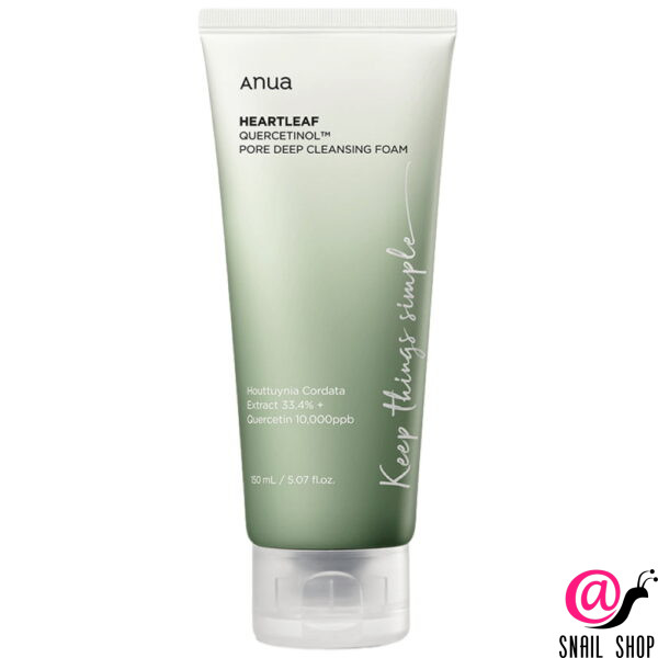 ANUA Пенка-скраб с кверцетинолом для очищения пор Heartleaf Quercetinol Pore Deep Cleansing Foam