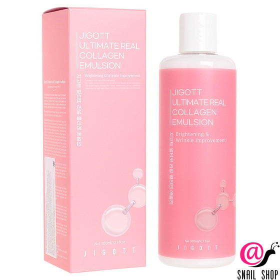 JIGOTT Эмульсия антивозрастная с коллагеном Ultimate Real Collagen Emulsion