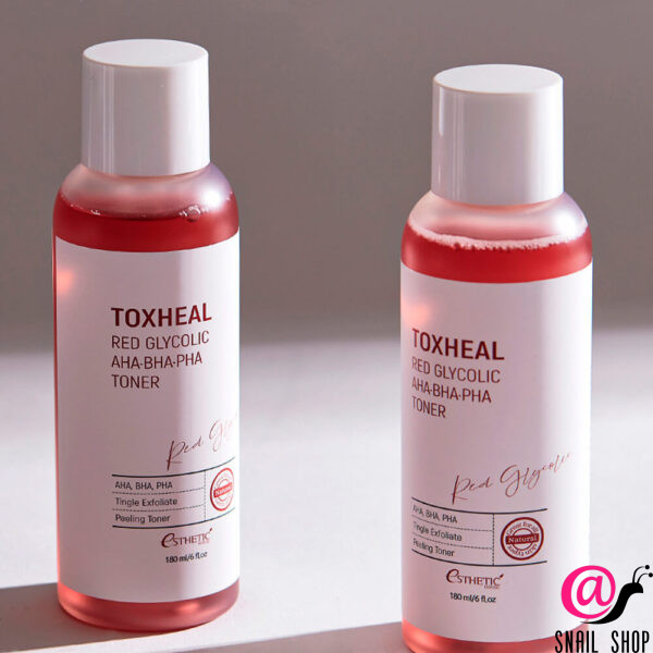 ESTHETIC HOUSE Тонер для лица Toxheal Red Glycolic AHA, BHA, PHA Toner