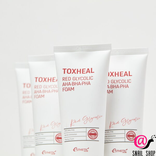 ESTHETIC HOUSE Пенка для умывания Toxheal Red Glycolic AHA, BHA, PHA Foam