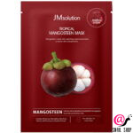 JM SOLUTION Осветляющая тканевая маска с мангостином Tropical Mangosteen Mask