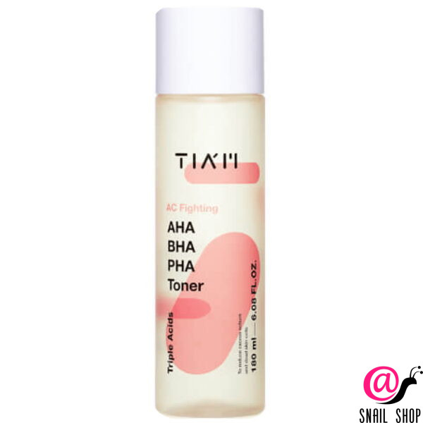 TIAM Отшелушивающий тонер с тремя видами кислот AC Fighting AHA BHA PHA Toner