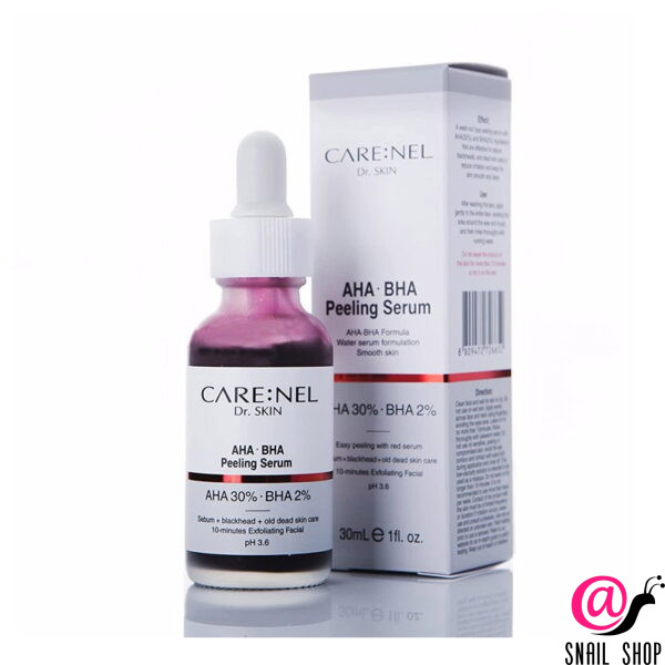 CARENEL Пилинг-сыворотка для лица с AHA и BHA кислотами AHA 30% + BHA 2% Peeling Serum