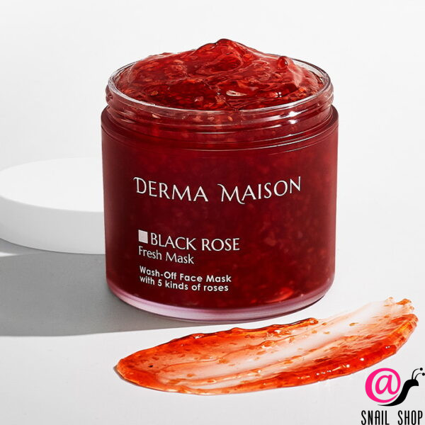 MEDI-PEEL Тонизирующая маска с экстрактом розы и комплексом ферментов Derma Maison Black Rose