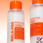 NINE LESS Осветляющий рисовый тонер MELA-PRO Rice & TXA Toner