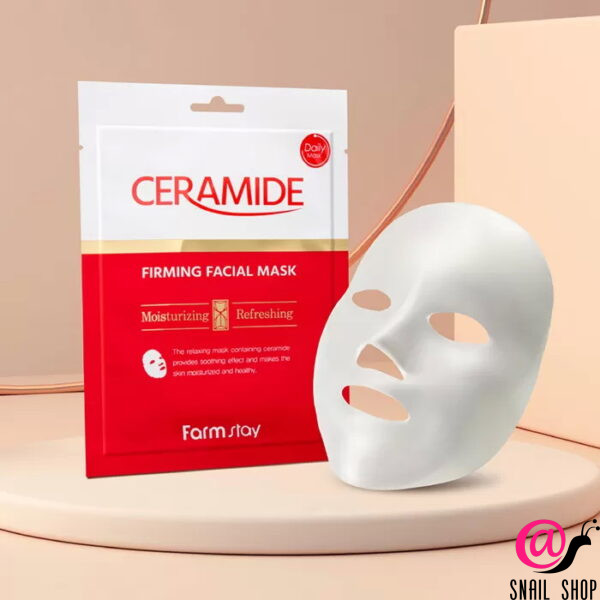 FARMSTAY Тканевая маска с керамидами Ceramide Firming Facial Mask