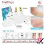 PUREDERM Очищающая маска для пяток Exfoliating Heel Mask