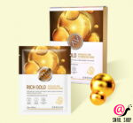 ENOUGH Тканевая маска на основе ионов золота Rich Gold Intensive Pro Nourishing Mask