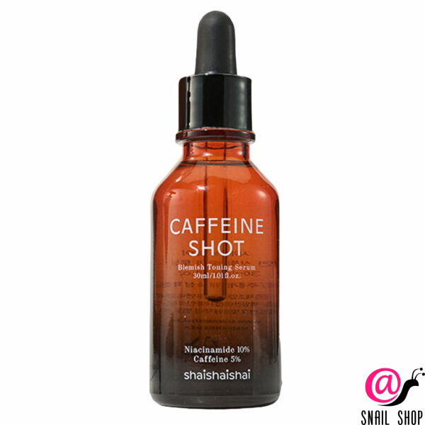 SHAISHAISHAI Сыворотка с 10% ниацинамида и 5% кофеина Caffeine Shot Blemish Toning Serum