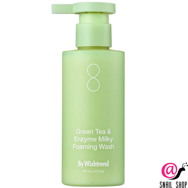 BY WISHTREND Молочная пенка для умывания с зеленым чаем Green Tea & Enzyme Milky Foaming Wash