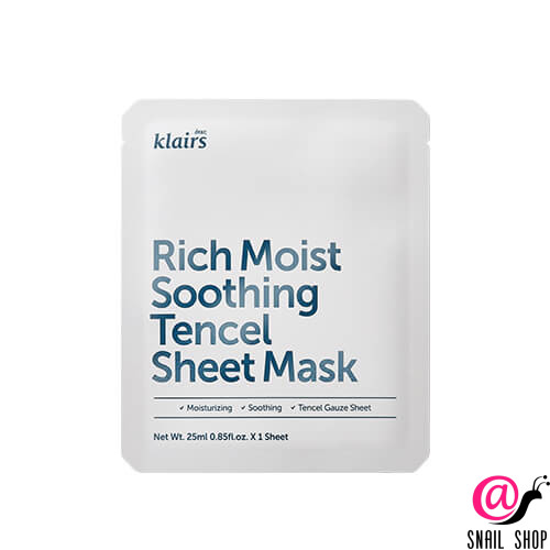 KLAIRS Тканевая маска с керамидами Rich Moist Soothing Tencel Sheet Mask