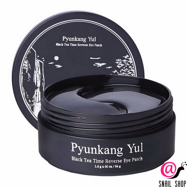 PYUNKANG YUL Омолаживающие патчи с комбучей Black Tea Time Reverse Eye Patch