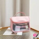 KRISTALLER Косметичка женская Washbag zippered envelope, розовый