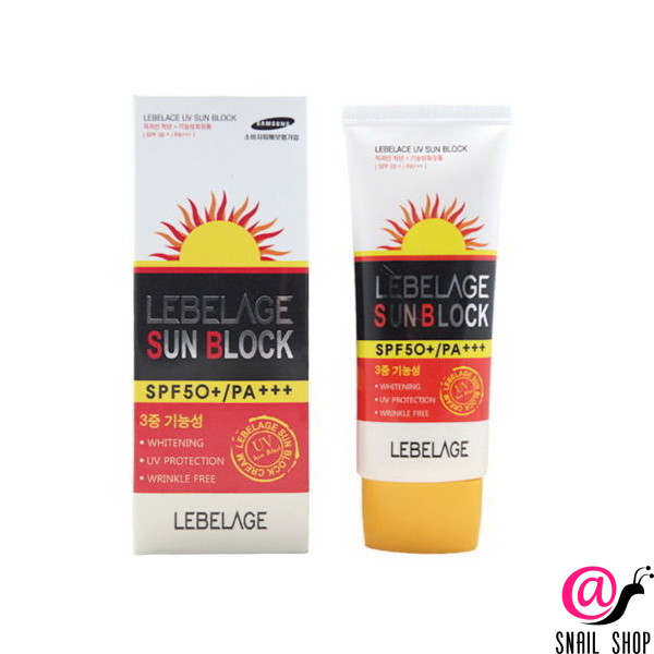 LEBELAGE Солнцезащитный крем для лица Lebelage UV Sun Block Cream SPF50+ PA+++ 70мл