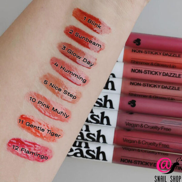 Unleashia Нелипкий мерцающий тинт для губ Non-Sticky Dazzle Tint