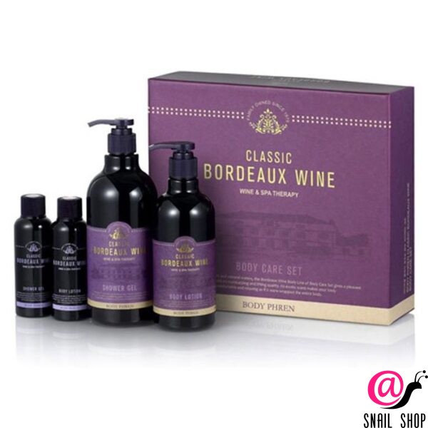 WELCOS Набор уходовый для тела Body Phren Classic Bordeaux Wine Body Care Set