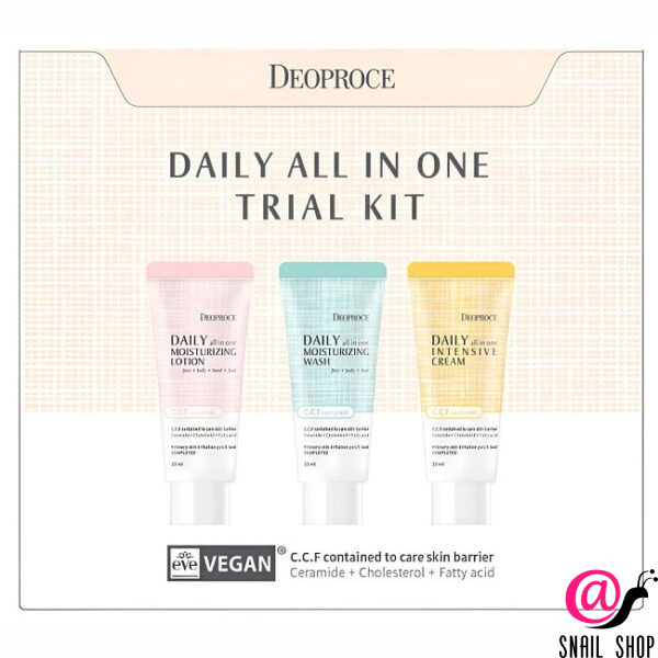 DEOPROCE Набор для лица уходовый Daily All In One Trial Kit