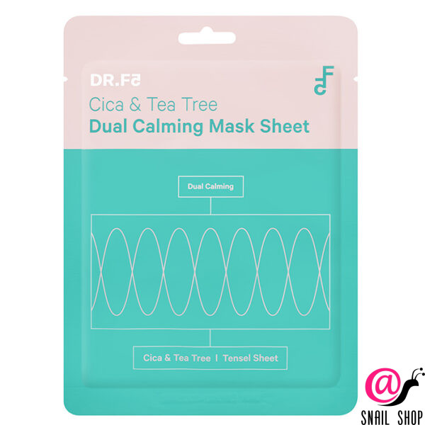 DR.F5 Тканевая маска двойного действия с центеллой и чайным деревом Cica Tea Tree Dual Calming Mask