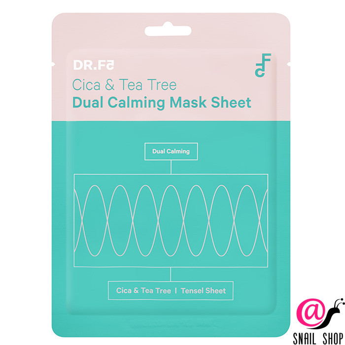 DR.F5 Тканевая маска двойного действия с центеллой и чайным деревом Cica Tea Tree Dual Calming Mask DR.F5 Тканевая маска двойного действия с центеллой и чайным деревом Cica Tea Tree Dual Calming Mask