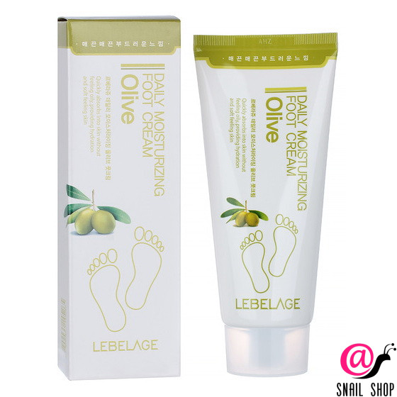 LEBELAGE Крем для ног смягчающий с оливковым маслом Daily Moisturizing Olive Foot Cream