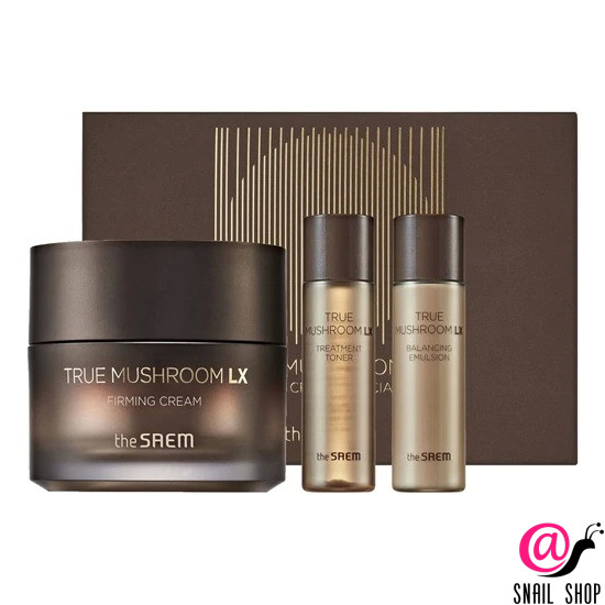 THE SAEM Набор для лица уходовый антивозрастной TRUE MUSHROOM LX Firming Cream Special Set