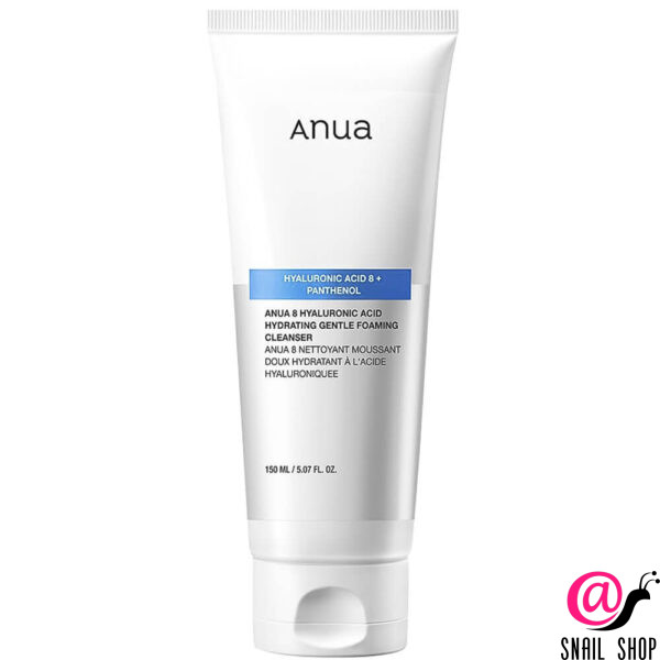 ANUA Мягкая пенка для умывания 8 Hyaluronic Acid Hydrating Gentle Foaming Cleanser