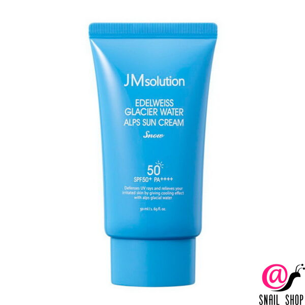 уценка JM SOLUTION Охлаждающий санскрин Edelweiss Glacier Water Alps Moist Suncream Snow SPF 50+ PA++++