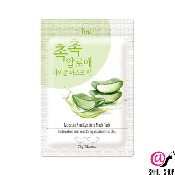 PRRETI Тканевые патчи с экстрактом алоэ Moisture Aloe Eye Zone Mask Pack