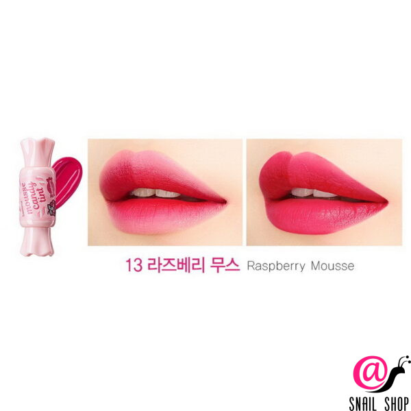 THE SAEM Тинт-мусс для губ конфетка Saemmul Mousse Candy Tint 13 Raspberry