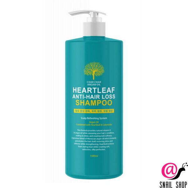 CHAR CHAR Шампунь для волос ПРОТИВ ВЫПАДЕНИЯ Argan Oil Heartleaf Anti-Hair Loss Shampoo