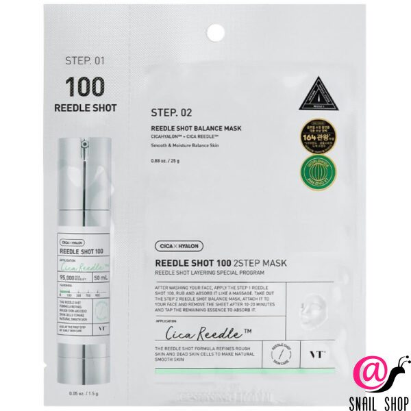 VT Cosmetics Двухфазная маска с микроиглами Reedle Shot 100 2 Step Mask