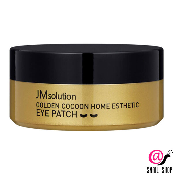 JM SOLUTION Гидрогелевые патчи с шёлком и золотом Golden Cocoon Home Esthetic Eye Patch